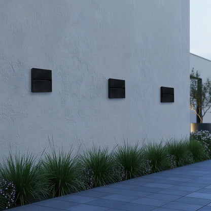 STEPART KLV-101-0104 Φωτιστικό Σκαλοπατιού / Διαδρόμου LED 4W 500lm 45° AC 220-240V Αδιάβροχο IP65 Θερμό Λευκό 2700K - Lumileds SMD Chip & TÜV SÜD Driver - Μαύρο Ματ - Μ15 x Π3.5 x Υ15