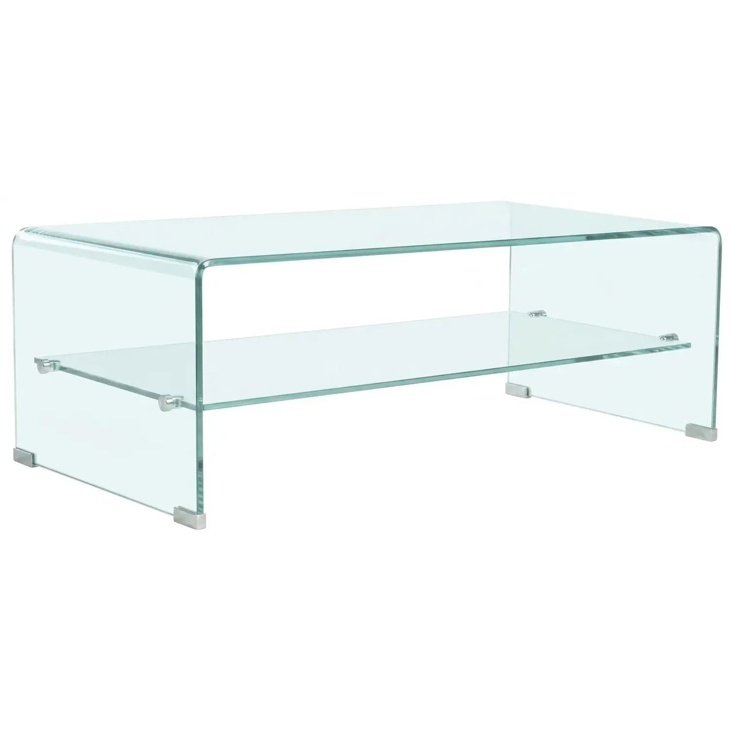 Τραπεζάκι Σαλονιού Crystal Shelf 100x50x43