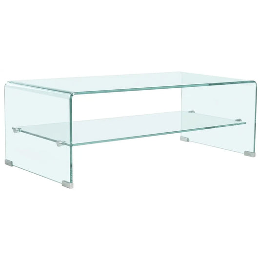 Τραπεζάκι Σαλονιού Crystal Shelf 100x50x43