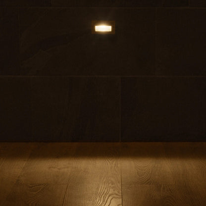 STEPART KLV-101-0081 Χωνευτό Φωτιστικό Σκαλοπατιού / Διαδρόμου LED 3W 375lm 45° AC 220-240V Αδιάβροχο IP65 Θερμό Λευκό 2700K - Lumileds SMD Chip & TÜV SÜD Driver - Γκρι Ανθρακί Ματ - Μ10.5 x Π4.5 x Υ6 / Q9.12 x 4.49