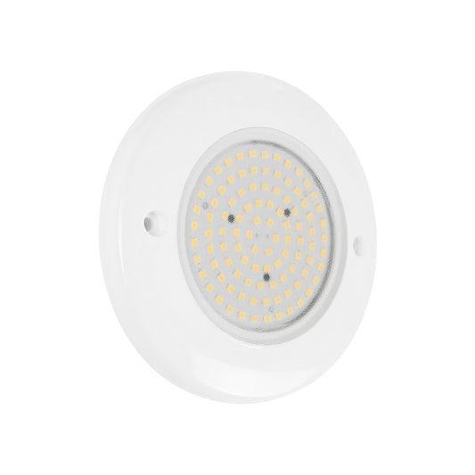 POOLARTY 61716 Υποβρύχιο Φωτιστικό για Σιντριβάνια/Πισίνες LED 8W 600lm 120° DC 12V Αδιάβροχο IP68 Θερμό Λευκό 2700K Dimmable - Bridgelux SMD Chip - 1m VDE Rubber Καλώδιο - Μ13 x Π13 x Υ2