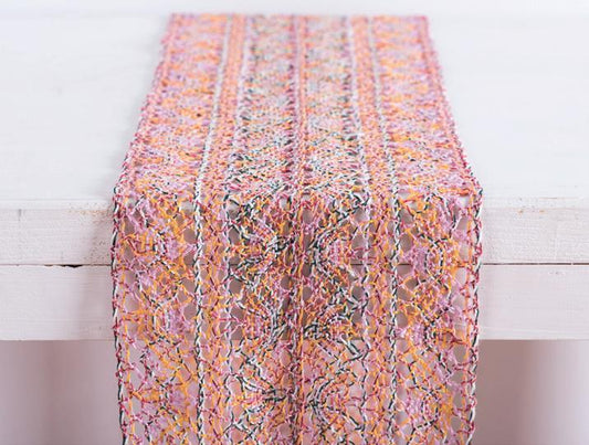 Δαντέλα Βαμβακερή Boho Πετρόλ 23x250εκ