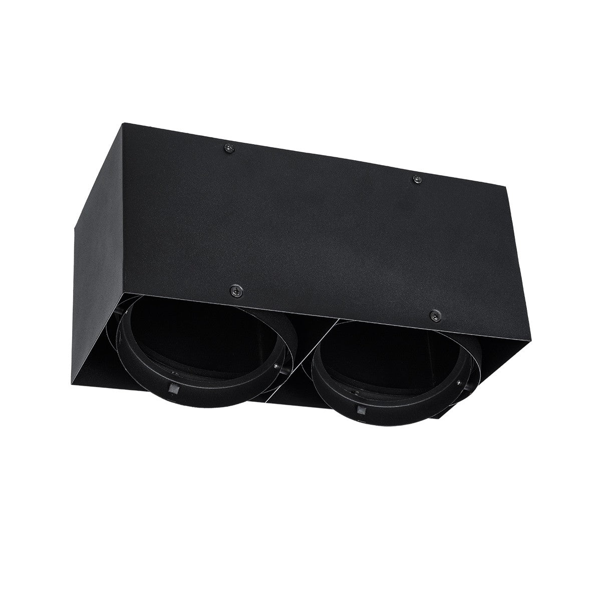 MAGMA 60627 Μοντέρνο Φωτιστικό Οροφής Σποτ Δίφωτο 2 x GU10 IP20 Μαύρο Αλουμίνιο - Μ30 x Π15 x Υ13cm