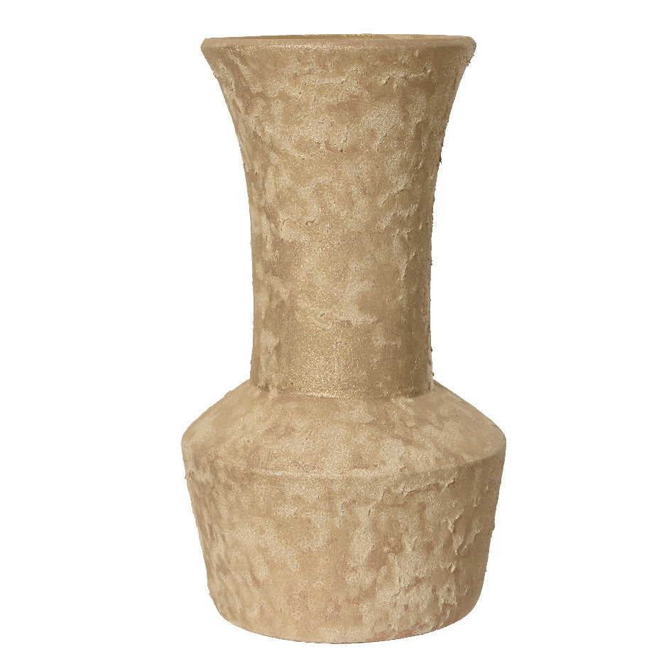 Κεραμικό Βάζο με Χρυσό Γκλίτερ 16x16x30