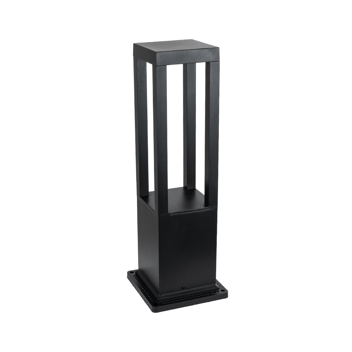 HONEYBEE 90541 Φωτιστικό Κολωνάκι Κήπου LED 15W 1500lm 120° AC 220-240V Αδιάβροχο IP65 Θερμό Λευκό 2700K - Γκρι Ανθρακί - Μ20 x Π20 x Υ60