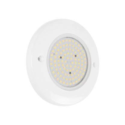 POOLARTY 61715 Υποβρύχιο Φωτιστικό για Σιντριβάνια/Πισίνες LED 8W 640lm 120° DC 12V Αδιάβροχο IP68 Φυσικό Λευκό 4500K Dimmable - Bridgelux SMD Chip - 1m VDE Rubber Καλώδιο - Μ13 x Π13 x Υ2