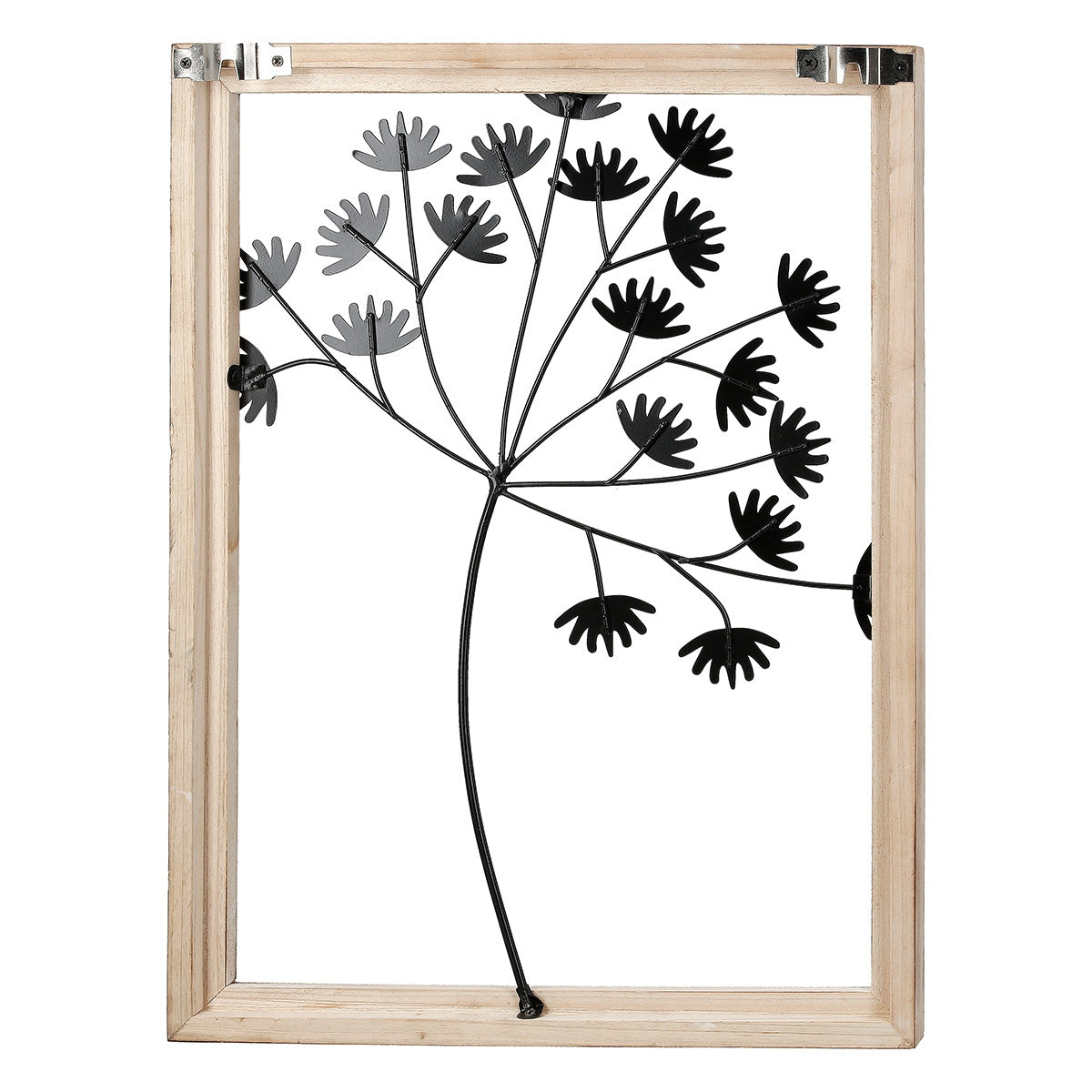 Wall Relief "Dandelion" Μέταλλο Μαύρο 30x3x40
