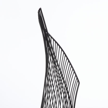 Διακοσμητικό Αντικείμενο Μεταλλικό Μαύρο 14x13x57