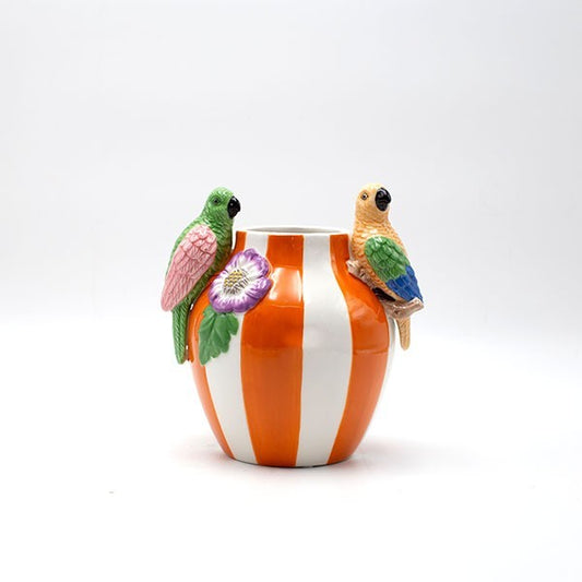 ΒΑΖΟ ΜΕ ΠΑΠΑΓΑΛΟΥΣ ΚΕΡΑΜΙΚΟ ΠΟΛΥΧΡΩΜΟ 17x14x18.2