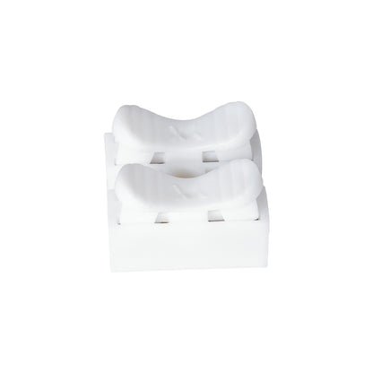 FAST-CONNECT 69905 Διπλή Κλέμα Ταχείας Σύνδεσης & Διακλάδωσης Καλωδίων - 2 x Είσοδοι & 2 x Έξοδοι με Συμβατή Διατομή Καλωδίων 0.2mm² έως 1mm² - 250V 2A Max - Μ2 x Π1.7 x Υ1.3cm - Λευκό - Πακέτο 20 Τεμαχίων