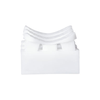 FAST-CONNECT 69906 Τριπλή Κλέμα Ταχείας Σύνδεσης & Διακλάδωσης Καλωδίων - 3 x Είσοδοι & 3 x Έξοδοι με Συμβατή Διατομή Καλωδίων 0.2mm² έως 1mm² - 250V 2A Max - Μ2 x Π2.7 x Υ1.9cm - Λευκό - Πακέτο 20 Τεμαχίων