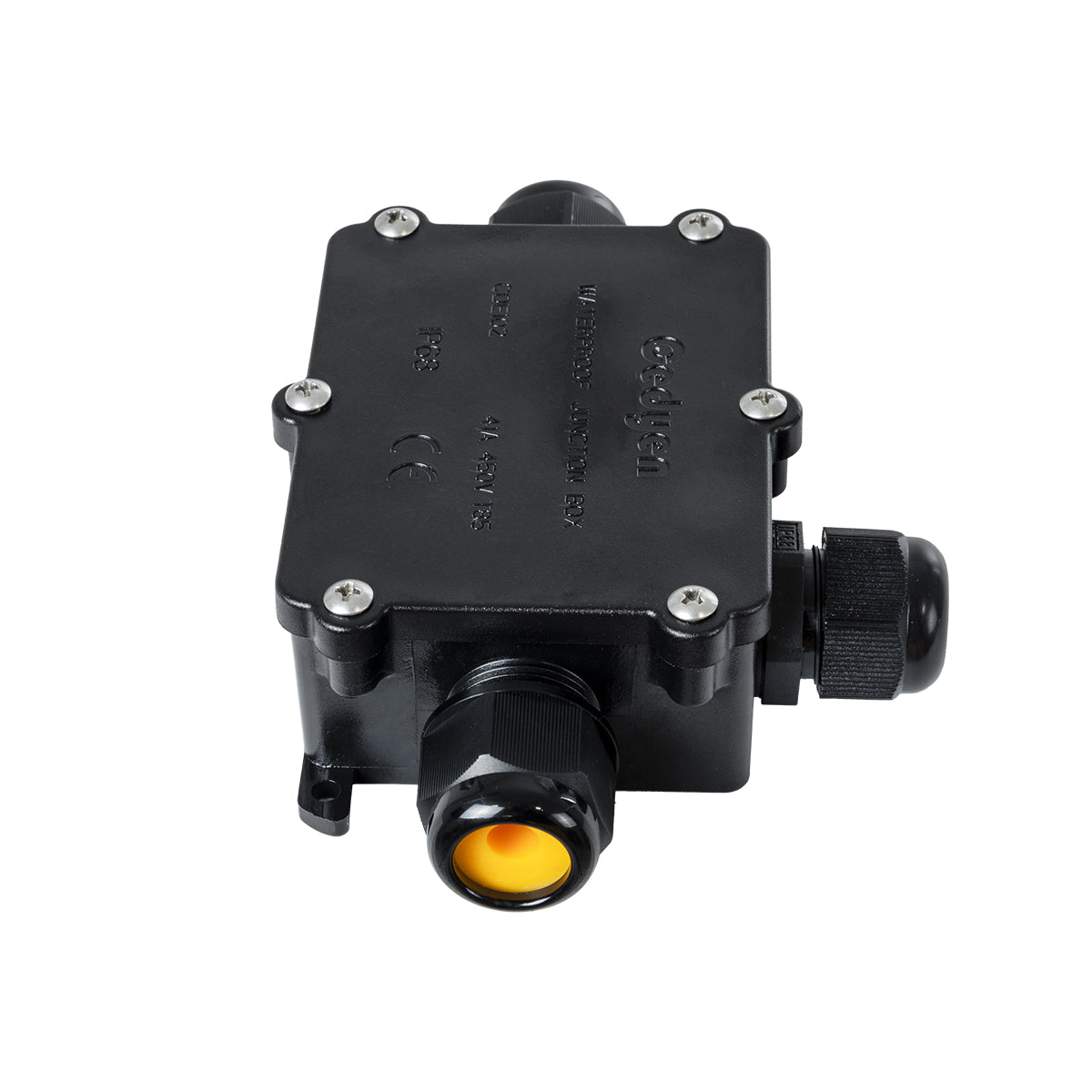 FAST-CONNECT 69922 Τριπλό Υ Αδιάβροχο IP68 Κυτίο Ταχείας Σύνδεσης & Διακλάδωσης Καλωδίων - 3 x Είσοδοι - Εσωτερική Τριπλή Κλέμα με Συμβατή Διατομή Καλωδίων 3 x 0.5mm² έως 3 x 2.5mm² - 450V 41A Max - Μ14 x Π9.5 x Υ4cm - Μαύρο