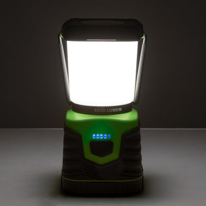 69930 Αυτόνομο Επαναφορτιζόμενο Φανάρι Camping LED 10W με Εναλλαγή Χρωμάτων & Επαναφορτιζόμενη Μπαταρία 18650 4400mAh Li-ion - Power Bank - Αδιάβροχο IP54 Θερμό Λευκό 2700K - Ψυχρό Λευκό 6000K Μ18.5 x Π9 x Υ9cm
