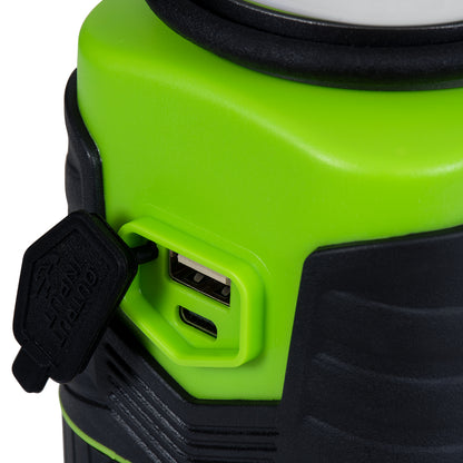 69930 Αυτόνομο Επαναφορτιζόμενο Φανάρι Camping LED 10W με Εναλλαγή Χρωμάτων & Επαναφορτιζόμενη Μπαταρία 18650 4400mAh Li-ion - Power Bank - Αδιάβροχο IP54 Θερμό Λευκό 2700K - Ψυχρό Λευκό 6000K Μ18.5 x Π9 x Υ9cm