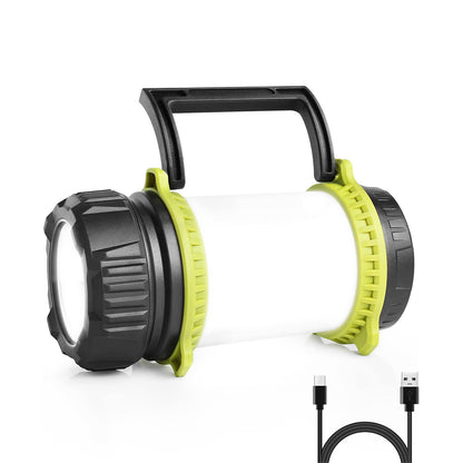 69936 Φορητός Φακός Χειρός Κάμπινγκ LED Osram 10W με Επαναφορτιζόμενη Μπαταρία 2600mAh & Καλώδιο Φόρτισης USB - CCT - Θερμό Λευκό 2700K - Φυσικό Λευκό 4500K - Ψυχρό Λευκό 6000K & Κόκκινο - Φ10 x Υ17cm