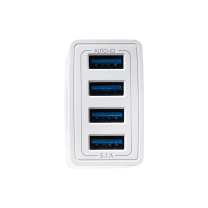 69997 Φορτιστής Πρίζας Charger 4 x Type-A USB Port DC 5V 5.1A Max 5W