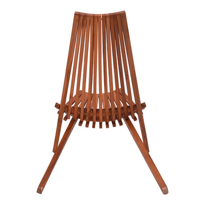 Πολυθρόνα Phoenox Πτυσσόμενη Φυσικό Teak Ξύλο 65x90x87