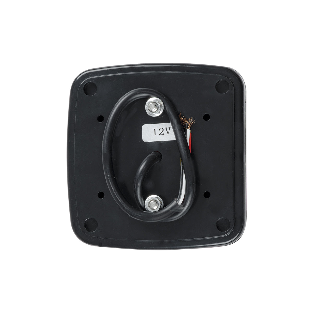 79930 Ζευγάρι Universal Φανάρια για Τρέιλερ LED - DC 12V - Κόκκινο - Πορτοκαλί - Λευκό - Αδιάβροχα IP66 - Μ10.3 x Π10.3 x Υ3cm