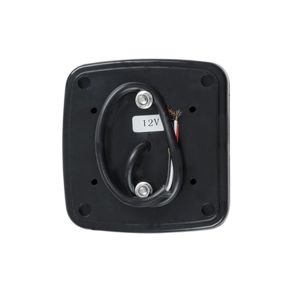 79930 Ζευγάρι Universal Φανάρια για Τρέιλερ LED - DC 12V - Κόκκινο - Πορτοκαλί - Λευκό - Αδιάβροχα IP66 - Μ10.3 x Π10.3 x Υ3cm