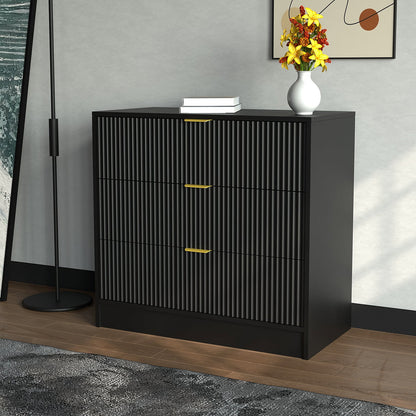 Συρταριέρα Allegro Μαύρο 80x40x75