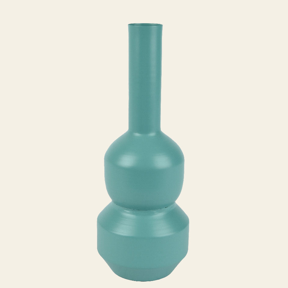 Μεταλλικό Βάζο Sage Green 12x12x34