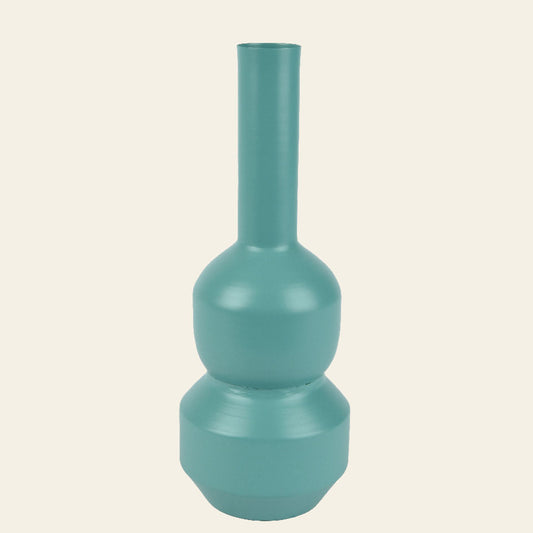 Μεταλλικό Βάζο Sage Green 12x12x34