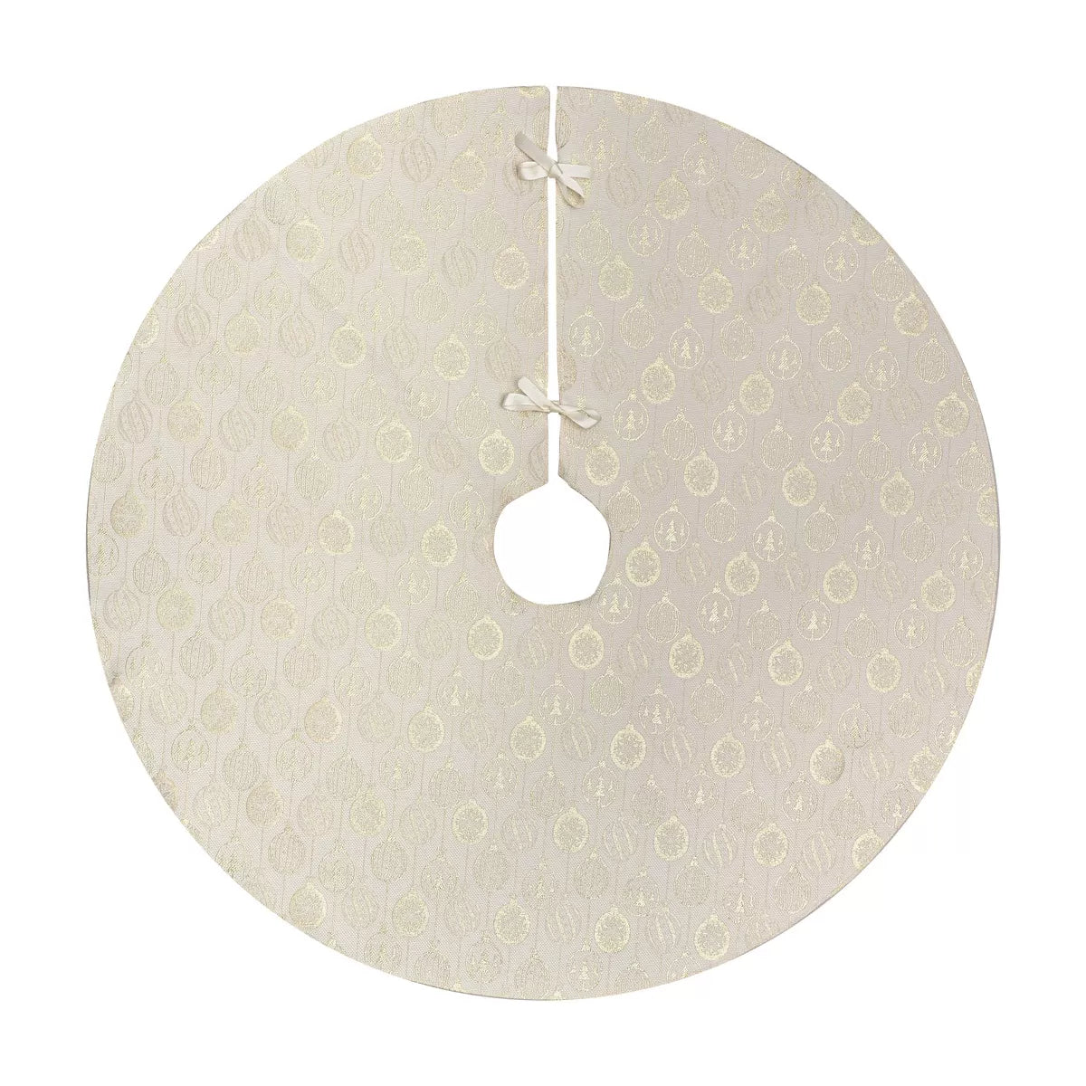 Ποδιά Δέντρου Ζακάρ Χριστουγεννιάτικες Μπάλες 90εκ