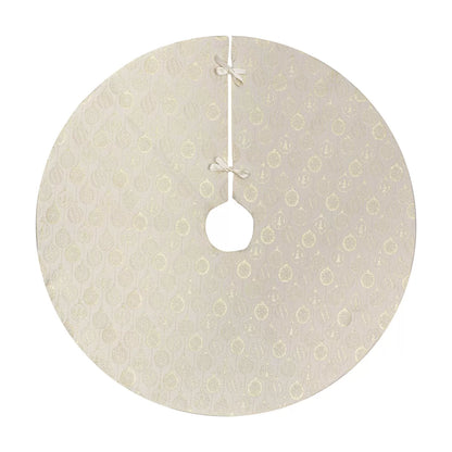 Ποδιά Δέντρου Ζακάρ Χριστουγεννιάτικες Μπάλες 90εκ