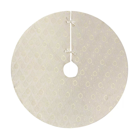 Ποδιά Δέντρου Ζακάρ Χριστουγεννιάτικες Μπάλες 90εκ