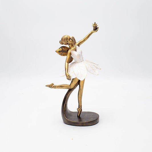 ΔΙΑΚΟΣΜΗΤΙΚΟ ΝΕΡΑΙΔΑ ΠΟΛΥΡΕΖΙΝ ΜΠΡΟΝΖΕ-ΛΕΥΚΟ 11.58x8.5x24.2