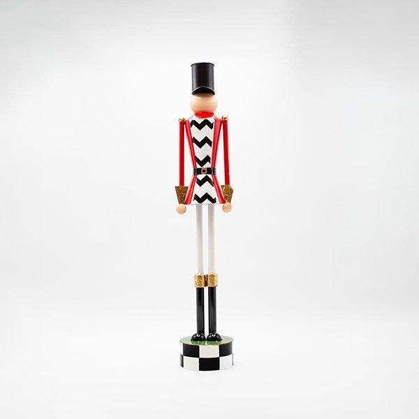 ΜΕΤΑΛΛΙΚΟΣ ΚΑΡΥΟΘΡΑΥΣΤΗΣ ΜΑΥΡΟ ΚΑΡΟ ΜΕ ΚΟΚΚΙΝΟ 13x10x60