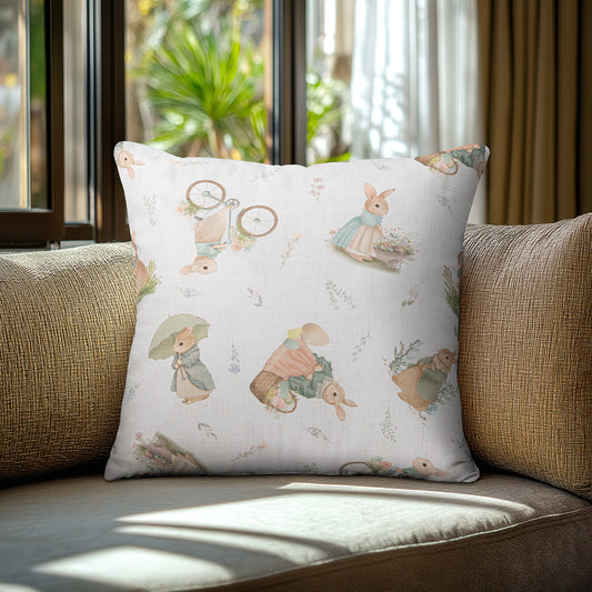 Μαξιλαροθήκη Λαγουδάκια 40x40εκ