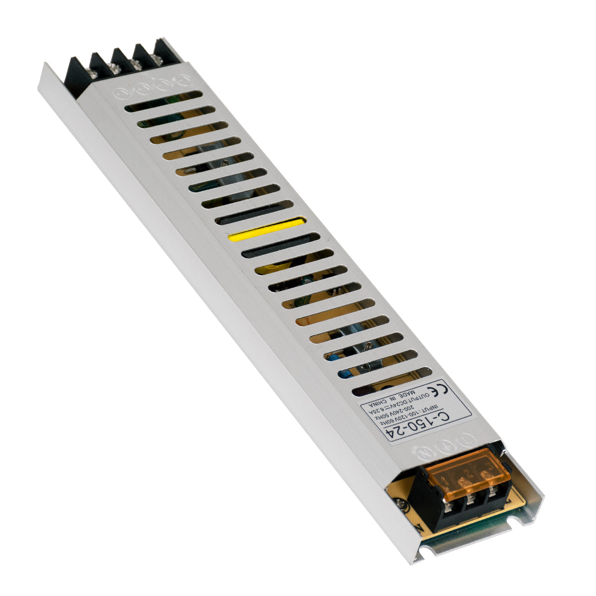 LUMISLIM 73016 Τροφοδοτικό/Μετασχηματιστής PELV 150W 6.25A DC 24V IP20 - AC 220-240V σε DC 24V - Μ25.2 x Π5.4 x Υ2.1