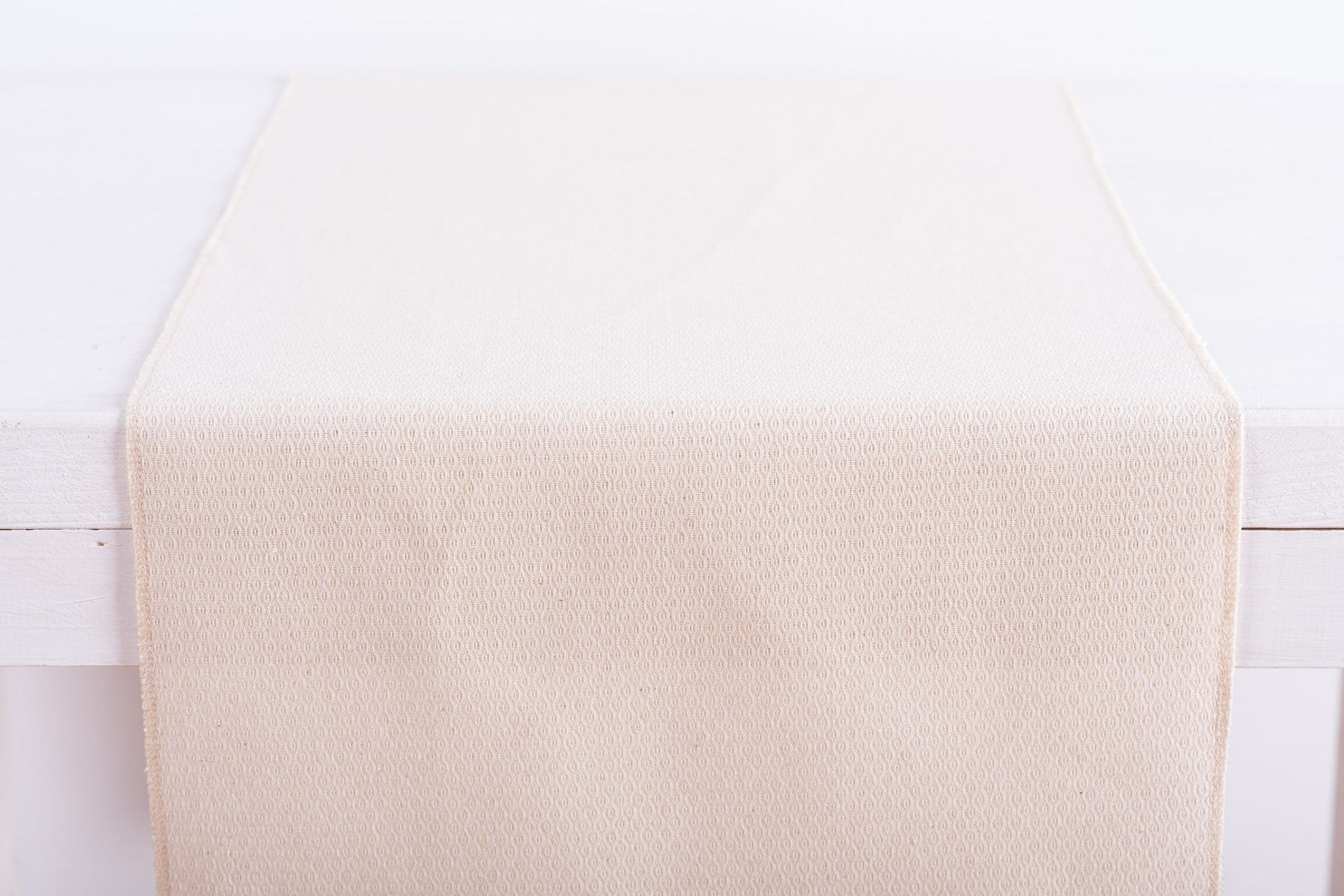 Ράννερ Κέντημα Ρόμβο Εκρού 32x250εκ