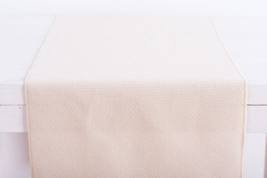 Ράννερ Κέντημα Ρόμβο Εκρού 32x250εκ