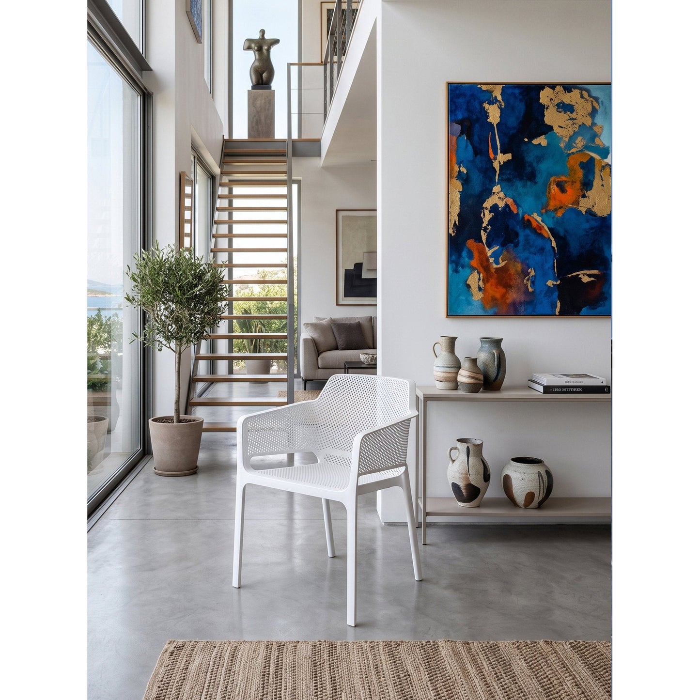 Πολυθρόνα Randy Λευκό 59x59x79.5