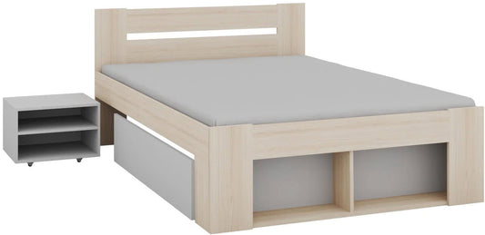 Κρεβάτι Corina με Δύο Κομοδίνα 146x205x86