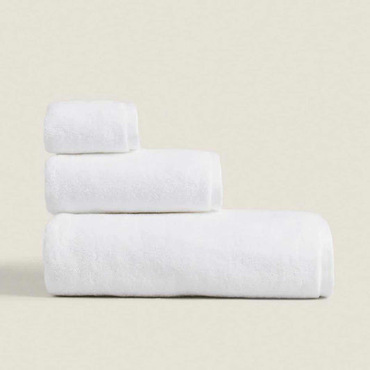Πετσέτα Mπάνιου Ξενοδοχείου 80x150εκ Λευκή 700γρ. 100% Cotton Πεννιέ