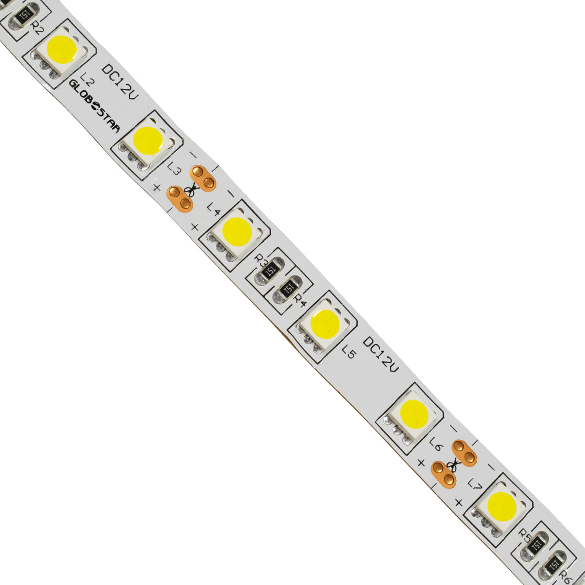 70021 Ταινία LED SMD 5050 5m 14.4W/m 60LED/m 1540 lm/m 120° DC 12V IP20 Φυσικό Λευκό 4500k - 5 Χρόνια Εγγύηση