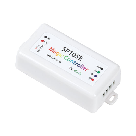 70039 SP105E Ασύρματος WiFi LED FULL COLOR Magic Digital Pixel Controller iOS/Android Bluetooth για LED Digital Πολύχρωμα και Μονόχρωμα Προϊόντα DC 5-24V 1 x 2048 IC Max