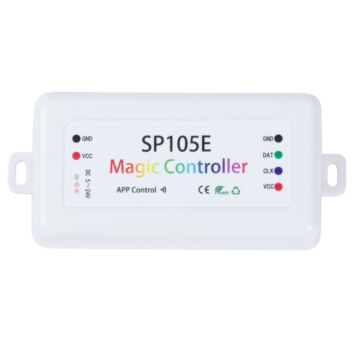 70039 SP105E Ασύρματος WiFi LED FULL COLOR Magic Digital Pixel Controller iOS/Android Bluetooth για LED Digital Πολύχρωμα και Μονόχρωμα Προϊόντα DC 5-24V 1 x 2048 IC Max