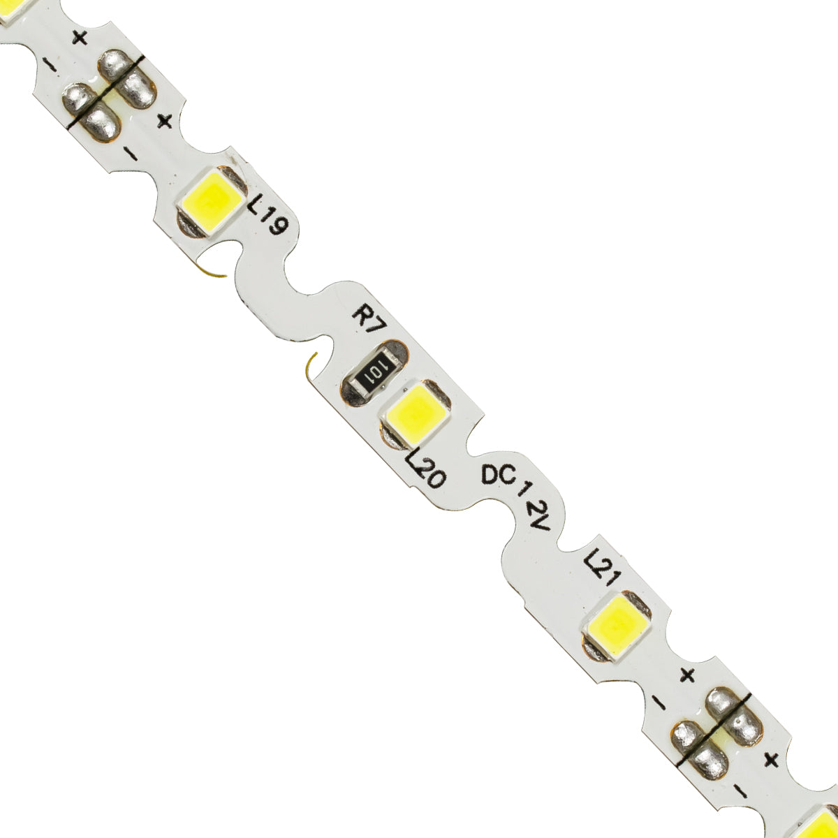 70040 Ταινία LED Τύπου S Ζιγκ Ζαγκ SMD 2835 5m 6W/m 60LED/m 960lm/m 120° DC 12V IP20 Ψυχρό Λευκό 6000K - 5 Χρόνια Εγγύηση