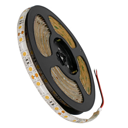 70122 Ταινία LED SMD 5050 5m 14.4W/m 60LED/m 1497lm/m 120° DC 12V Αδιάβροχη IP65 Θερμό Λευκό 3000K