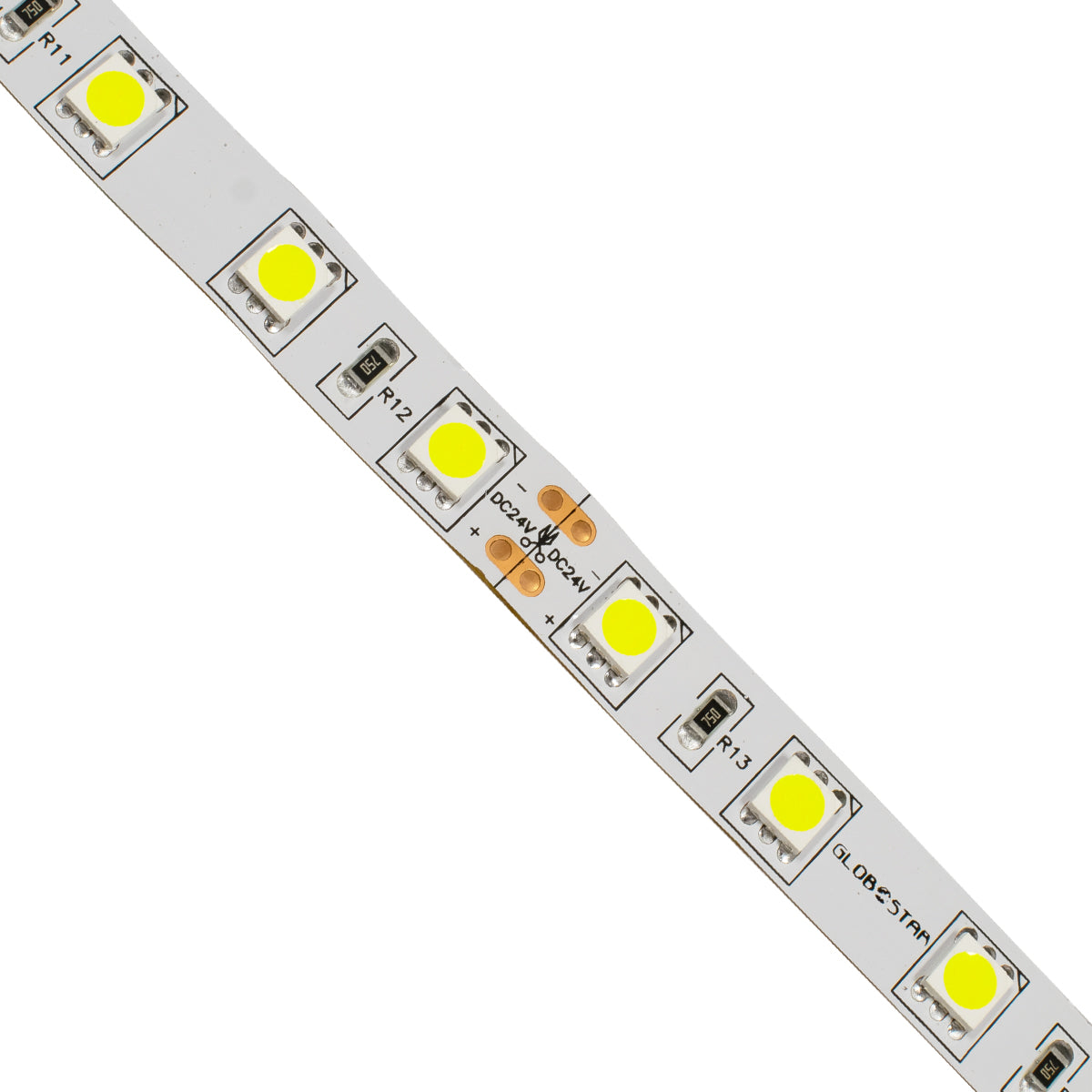 LUMAR 70220 Ταινία LED 14.4W/m 1440lm/m 120° DC 24V IP20 60 x SMD5050 Chip/m Ψυχρό Λευκό 6000K Dimmable - Sanan SMD Chip - Μ500 x Π1 x Υ0.2 - Ρολό 5 Μέτρων