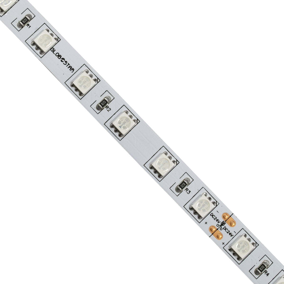 70224 Ταινία LED SMD 5050 5m 14.4W/m 60LED/m 800lm/m 120° DC 24V IP20 Κόκκινο - 5 Χρόνια Εγγύηση