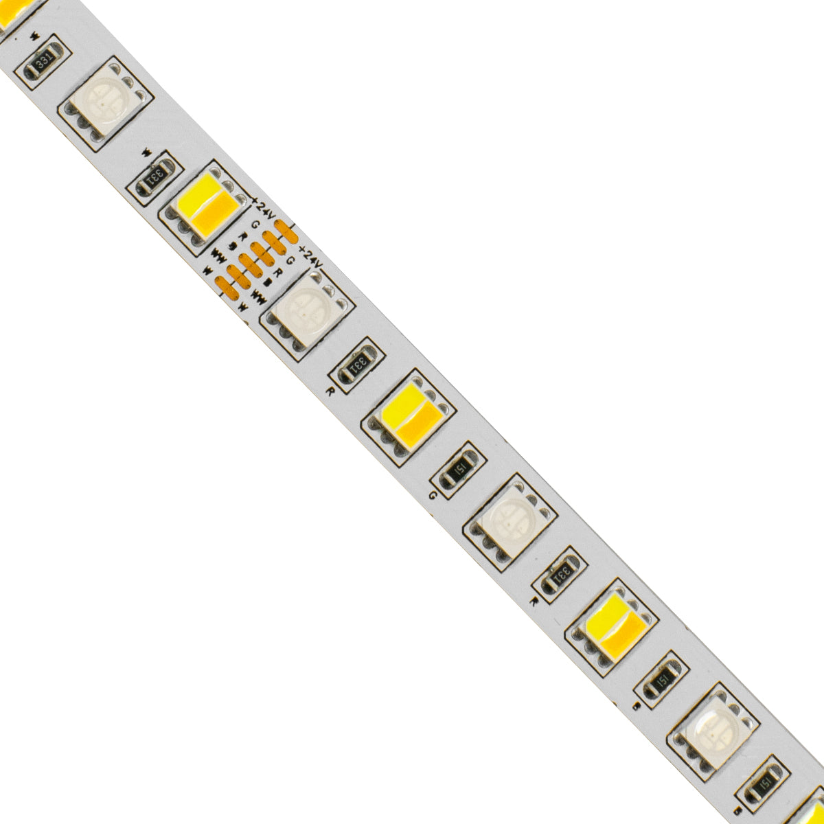 70266 Ταινία LED SMD 5050 RGBW + WW 5m 18W/m 72LED/m 120° DC 24V IP20 1150lm/m Ψυχρό Λευκό 6000k & 1050lm/m Θερμό Λευκό 3000k & 900lm/m RGB