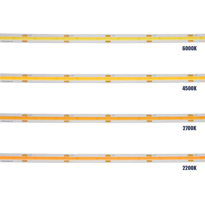 BEE 70351 Ταινία LED 10W/m 1000lm/m 120° DC 24V IP20 528 x COB Chip/m Φυσικό Λευκό 4500K Dimmable - Sanan COB Chip - Μ500 x Π1 x Υ0.2cm - Ρολό 5 Μέτρων