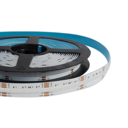 BEE 70354 LED Strip 19.2W/m 1728lm/m 120° DC 24V IP20 784 x COB Chip/m Multicolor RGB+WW Dimmable - Sanan COB Chip - L500 x W1.2 x H0.2 - 5 Meter Roll