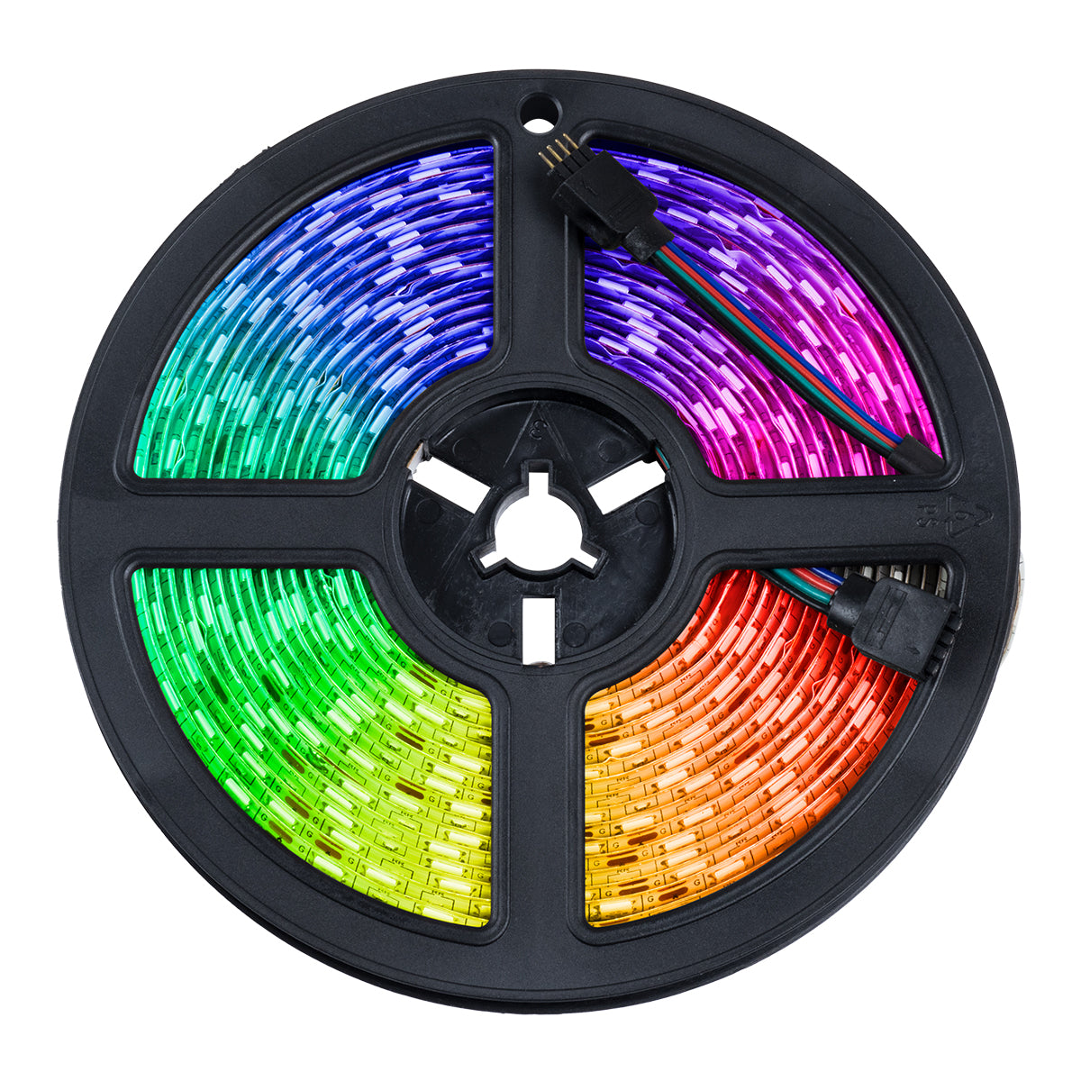 70418 Σετ Ταινία LED RGB SMD 5050 10m (2x5M) 7.2W/m 30LED/m 576 lm/m 120° DC 12V με Τροφοδοτικό & Ασύρματο Τηλεχειριστήριο Αδιάβροχη IP65