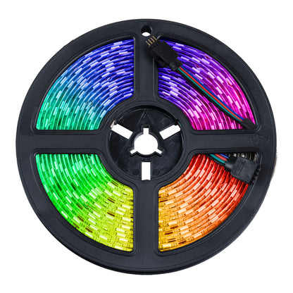 70418 Σετ Ταινία LED RGB SMD 5050 10m (2x5M) 7.2W/m 30LED/m 576 lm/m 120° DC 12V με Τροφοδοτικό & Ασύρματο Τηλεχειριστήριο Αδιάβροχη IP65
